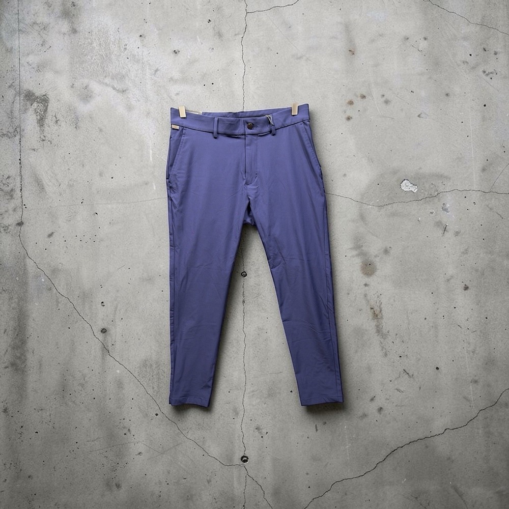 KJUS Mens 34/32 JAVIER PANTS NAVY PERFORMANCE GOLF TAILORED FIT